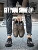 Men's Leather Outdoor Work & Hiking Casual Boots - Low-Top, Big Head Martin Style, Ideal for Spring & Autumn