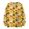 Women's Casual Long Sleeve Woolen Christmas Sweatshirt Fall  Vacation Long Sleeve Pullover