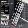 Bububu Heavy-Duty Aluminum Folding Ladder with Handrail
