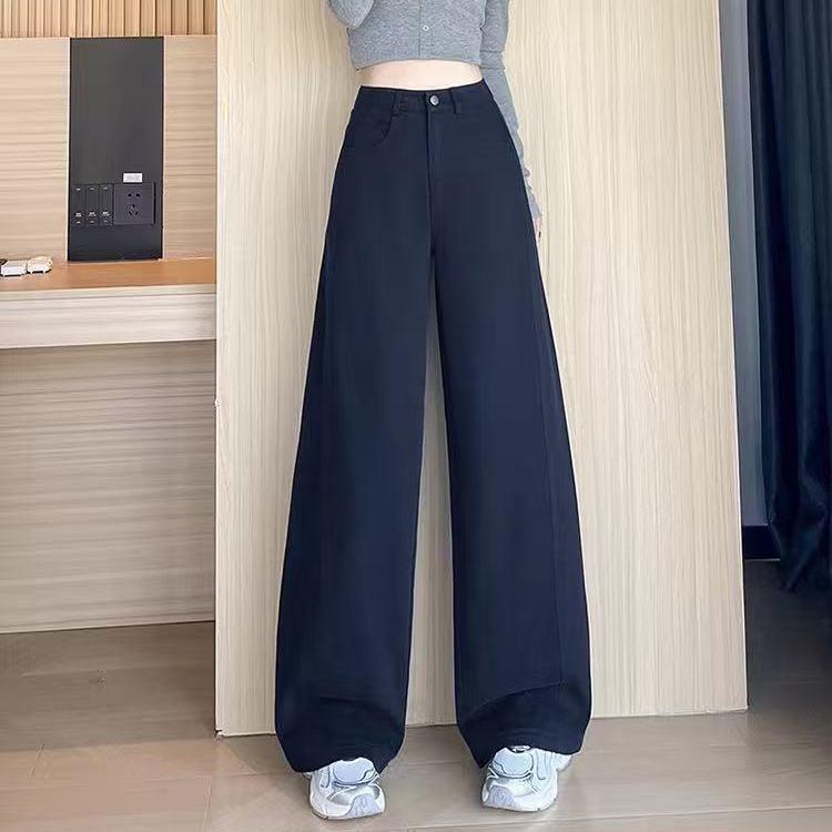 Women s Spring Wide-Leg Cargo Pants - Old Money Style with Relaxed, Curved Fit 2XL (Recommended 131-145)