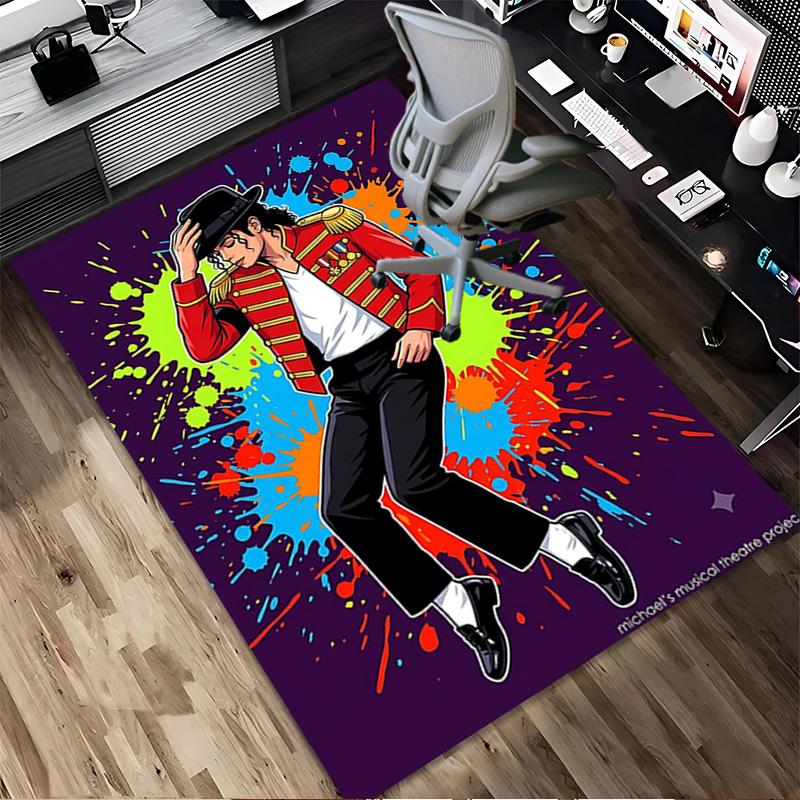 Michael Performance Living Room Nonslip Area Rug Soft Carpet For Bedroom Gameoom Playroom Sofa Office Home Decor Doormat