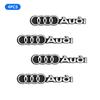2026 New Car Audio Decorate 3D Aluminum Badge Emblem Sticker For Audi Q5 Q3 Q2 Q7 A3 B5 B6 B7 B8 B9 8P 8V 8L A5 A4 C6 Car Accessories
