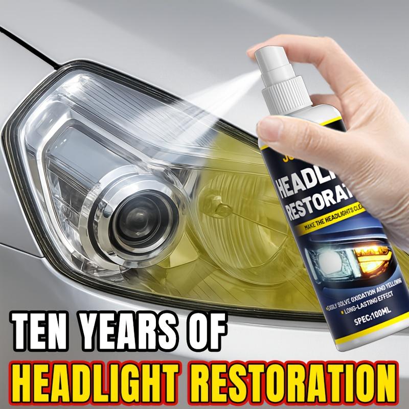 100ML Ceramic Auto Headlight Repair Spray - Advanced Headlight Repair and Protection, Removes Yellowing and Oxidation
