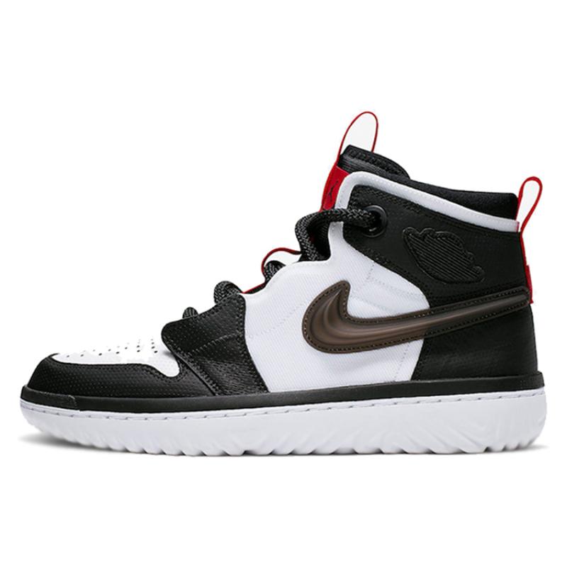 Jordan 1 High React Black White Gym Red Jordan AR5321-016