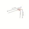 1pc Romantic Chinese Style Hair Accessory Alloy Jewelry Women's Hair Needle Suitable for Daily Wear Gifts Girls Fashion Hairpin