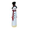 Christmas Santa Claus Figurine Hand-painted Cartoon Snowman Resin Statue Sculpture Holiday Party Home Office Desktop Decoration