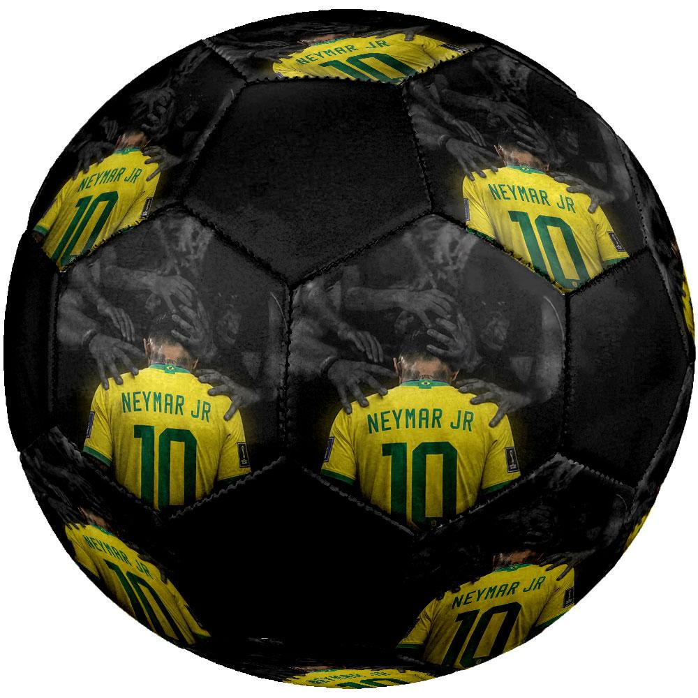 1 pz Pallone da Calcio Neymar Taglia 5 Pallone da Calcetto Indoor alla Moda Colorato Gioco in Giardino - Ottimo Regalo per Appassionati di Sport HE46