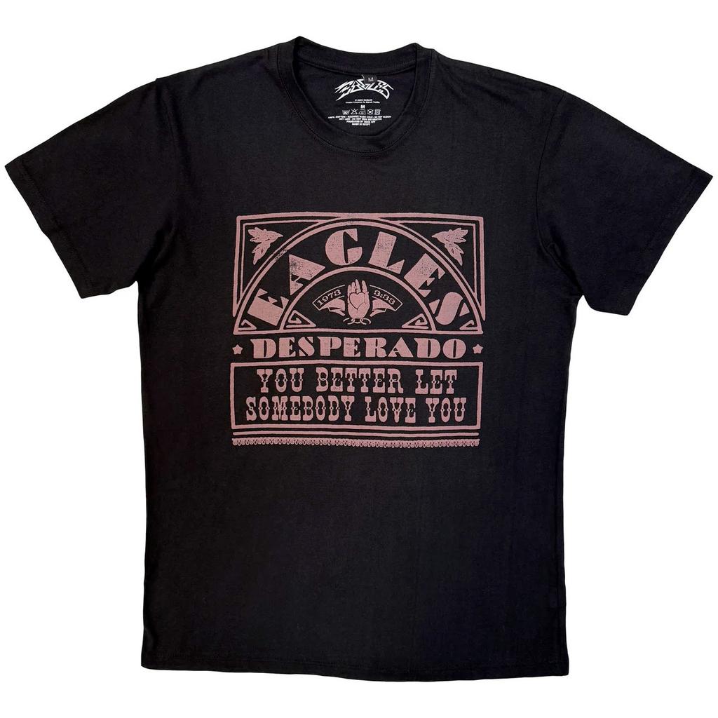 Eagles - Desperado - Schwarzes Carbon-T-Shirt