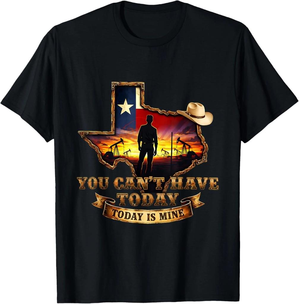 Texas Oilfield Landman Western Ranch Motivation Theme T-Shirt