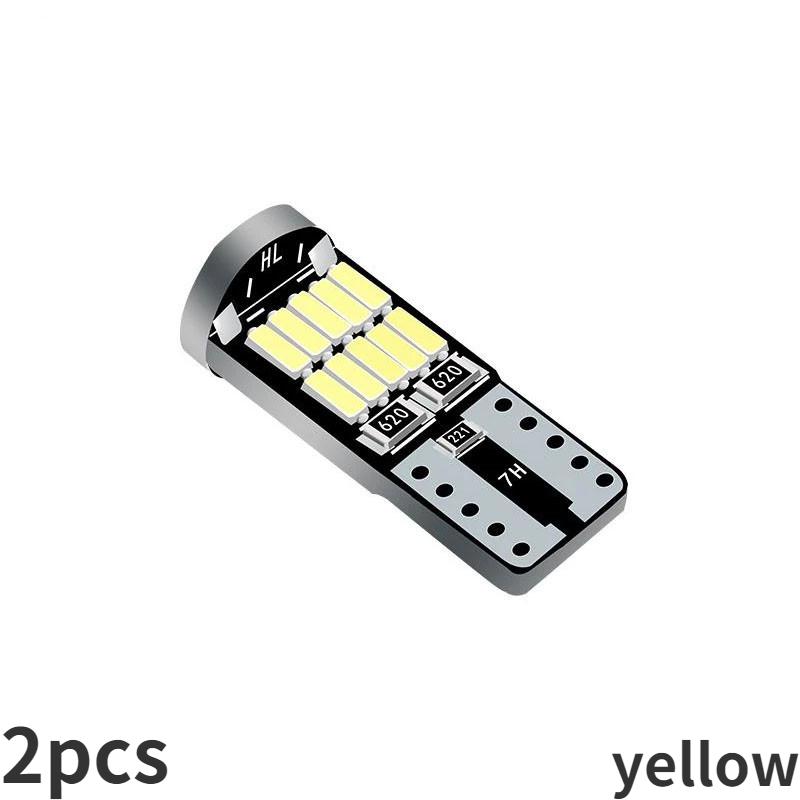 2pcs T10 Led Canbus No Error Car Interior Light T10 26 SMD 4014 Chip Pure White Instrument Lights B Car Parking Position Lights