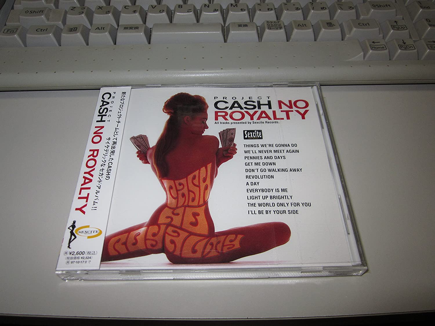 

CD PROJECT CASH - NO ROYALTY ALCA5040 Japan Music Others Used