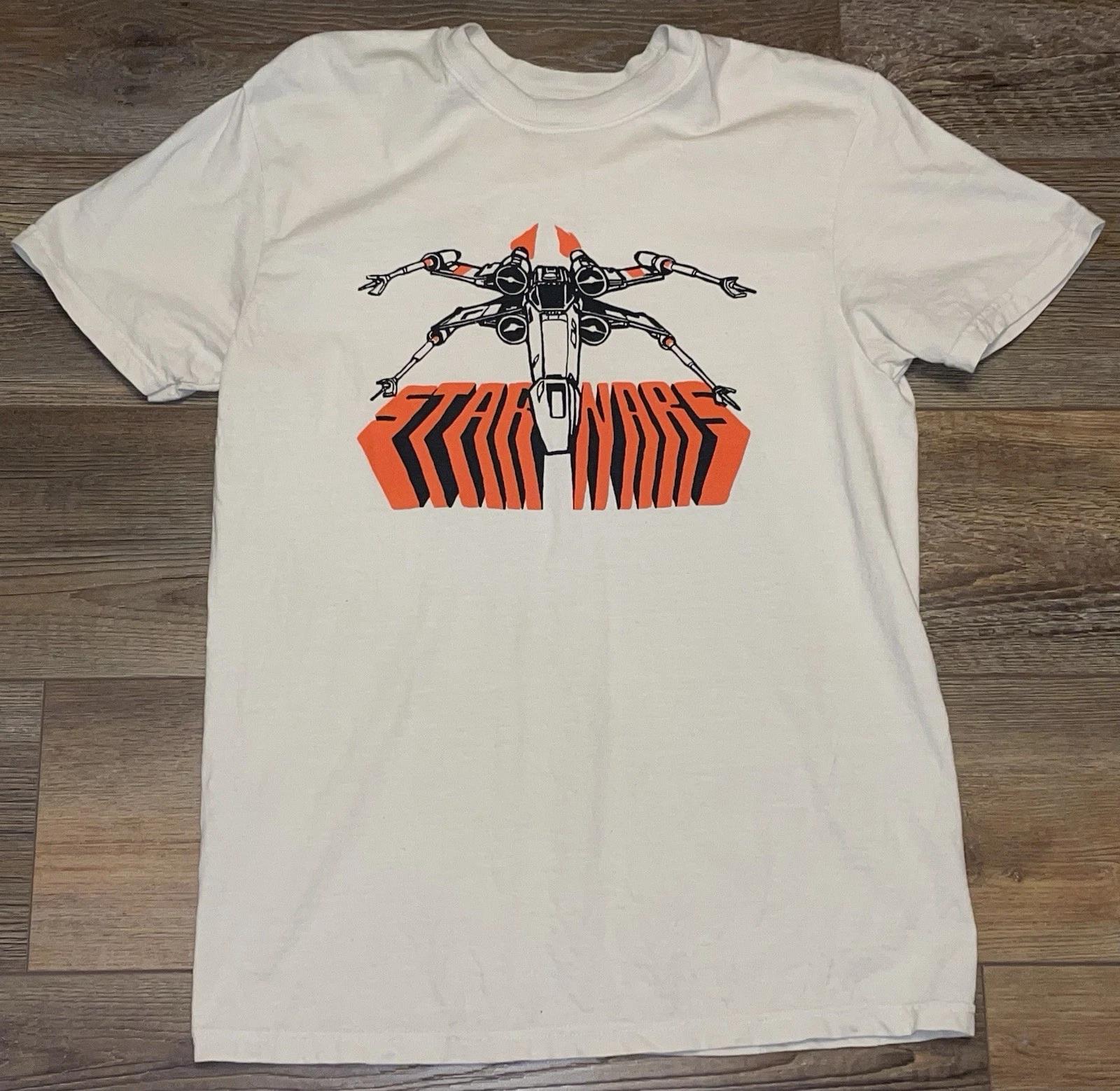 Star Wars Movie Republic X-wing Vintage White Color Promo Shirt RARE mens M M