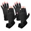 Sports Fitness Non-slip Half Finger Training Copper Fiber Pressure Gloves Copper Ion Wrist Gloves