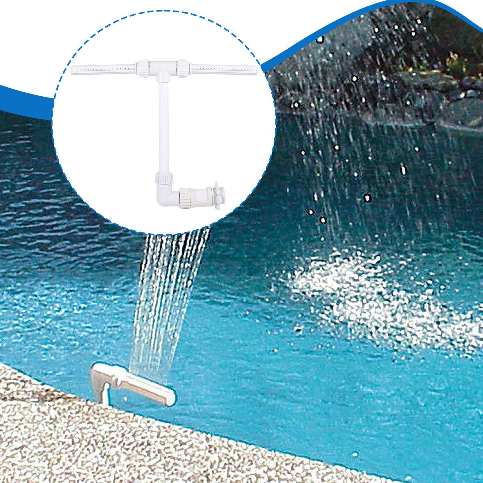 

Декорация для бассейна Двойной распылитель Водный разбрызгиватель Водопад для надземного сада двора