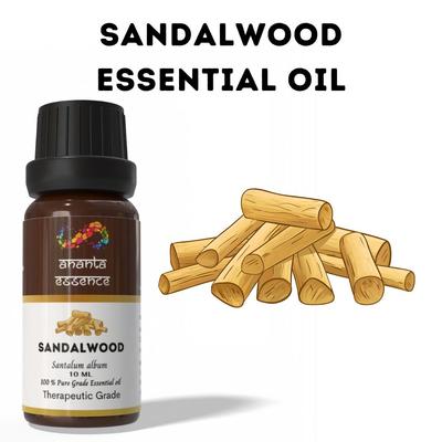 Ananta Sandelholz Ätherisches Öl 10 ml | Holzig Aromatisches Öl | Diffuser- & Raumduft-Anwendung