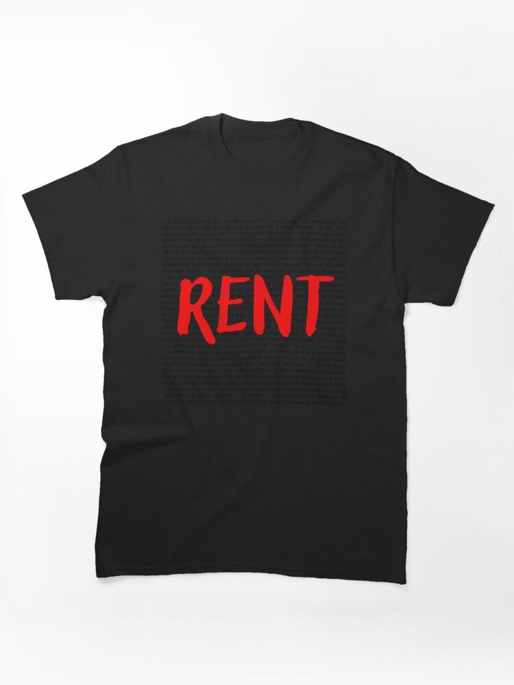 Rent a Hero Rent lyrics Classic Unisex T-Shirt