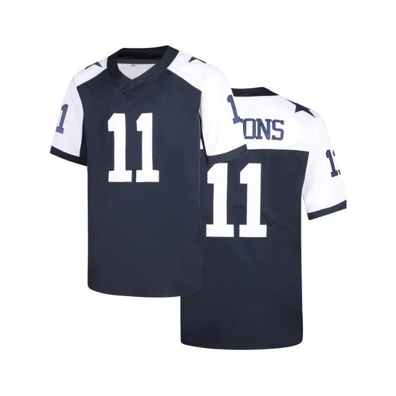 

Мужская футболка с принтом Dallas Cowboys 3D, классическая майка № 11, летняя футболка с короткими рукавами для активного отдыха, свободная одежда, верхняя часть S