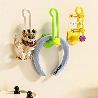 Dopamin Haaraccessoires Aufbewahrungsregal: Haken & Clips Organizer