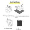 Labor Saving Embossing Machine 2.87x2.39cm Toothed Puncher Embosser Stamp Border Punch  Craft