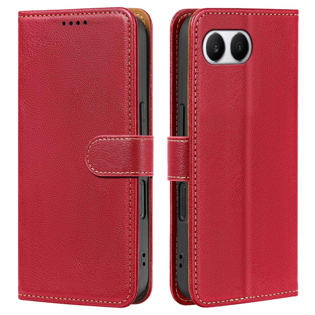 For OnePlus Nord 4 Case RFID Blocking Wallet Litchi Texture Leather Phone Cover Magnetic Clasp