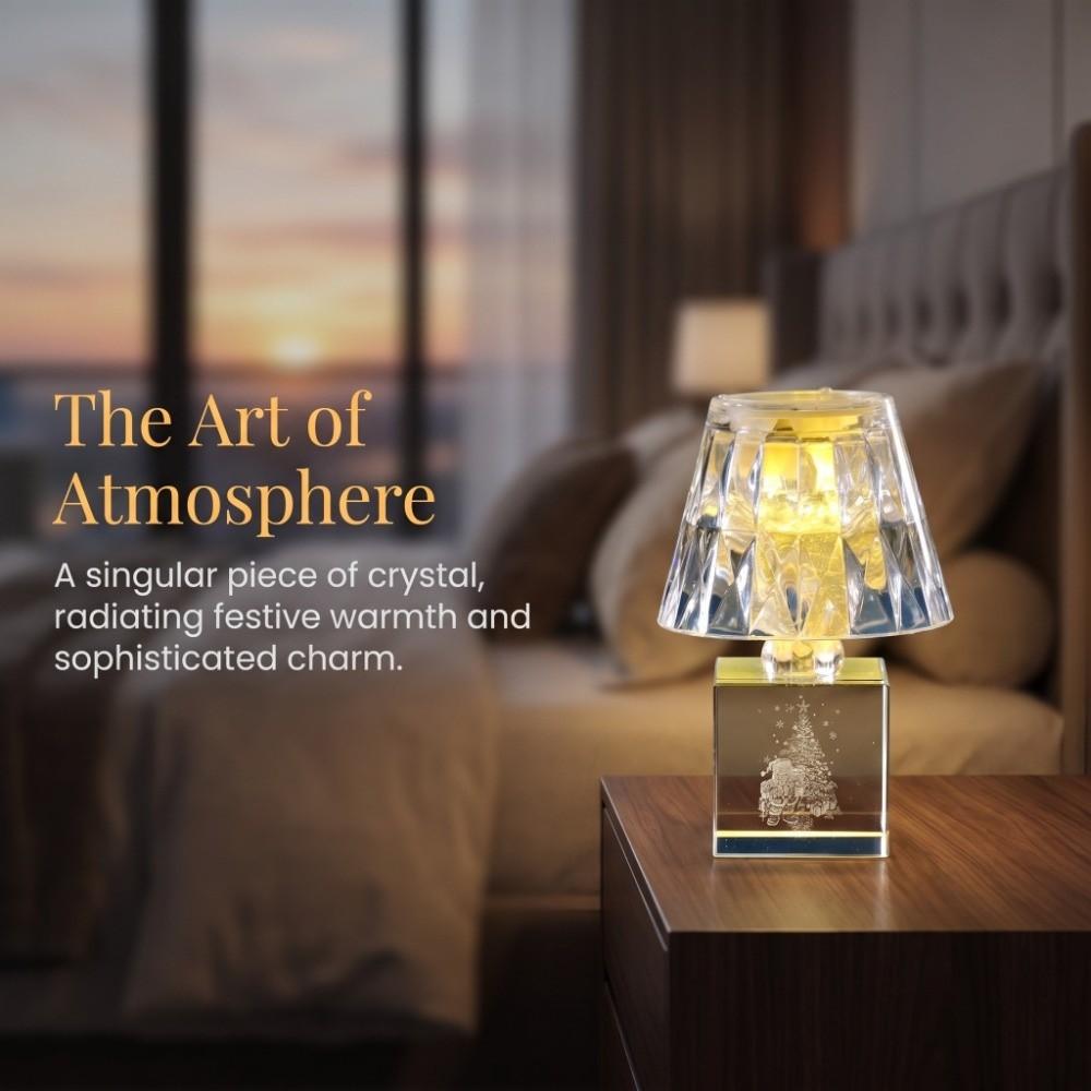 LED Modern Crystal Table Lamp Acrylic Bedside Night Light Creative Crystal Desk Lamp Home