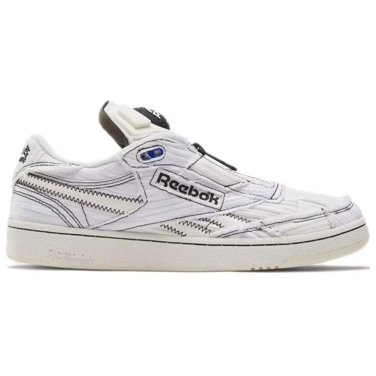 Market x Reebok Club C 85 Pump Chalk Black Unisex Sneakers Crème Wit Core-Zwart 100069832