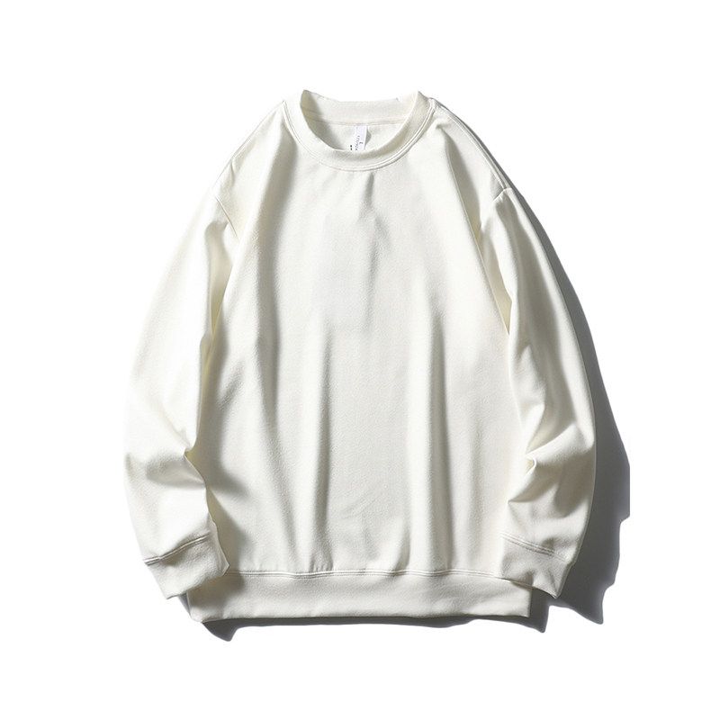 Dralon Sweatshirt Men Long Sleeves Fleece-lined Thickened 2024 New Arrival Spring and Autumn Bottoming Shirt Export Men's Clothing Outwear