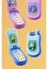 Children's Multifunctional Educational Music Phone Toy with Cartoon Lights