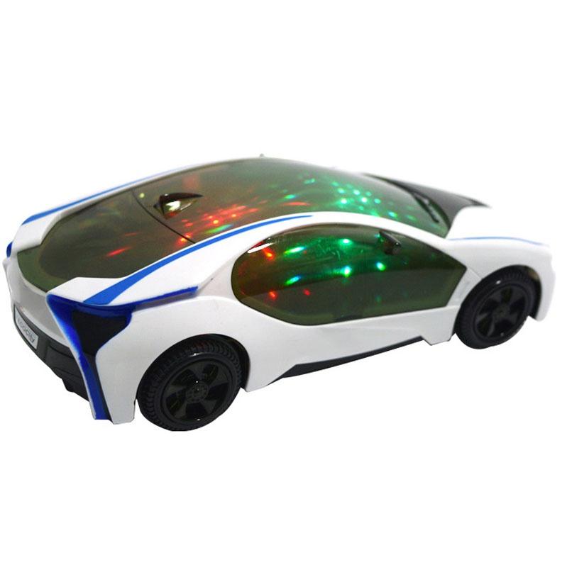 3D LED Flashing Light Car Toys Music Sound Electric Kids Children Gift Toy