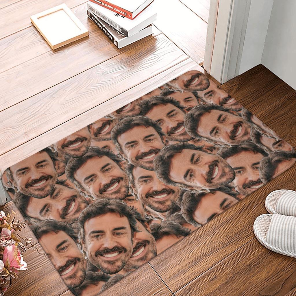 Funny Fernandos Alonsos Meme Doormat Mat Anti-Slip  Kitchen Bath Living Room Rug Carpet 40*60cm