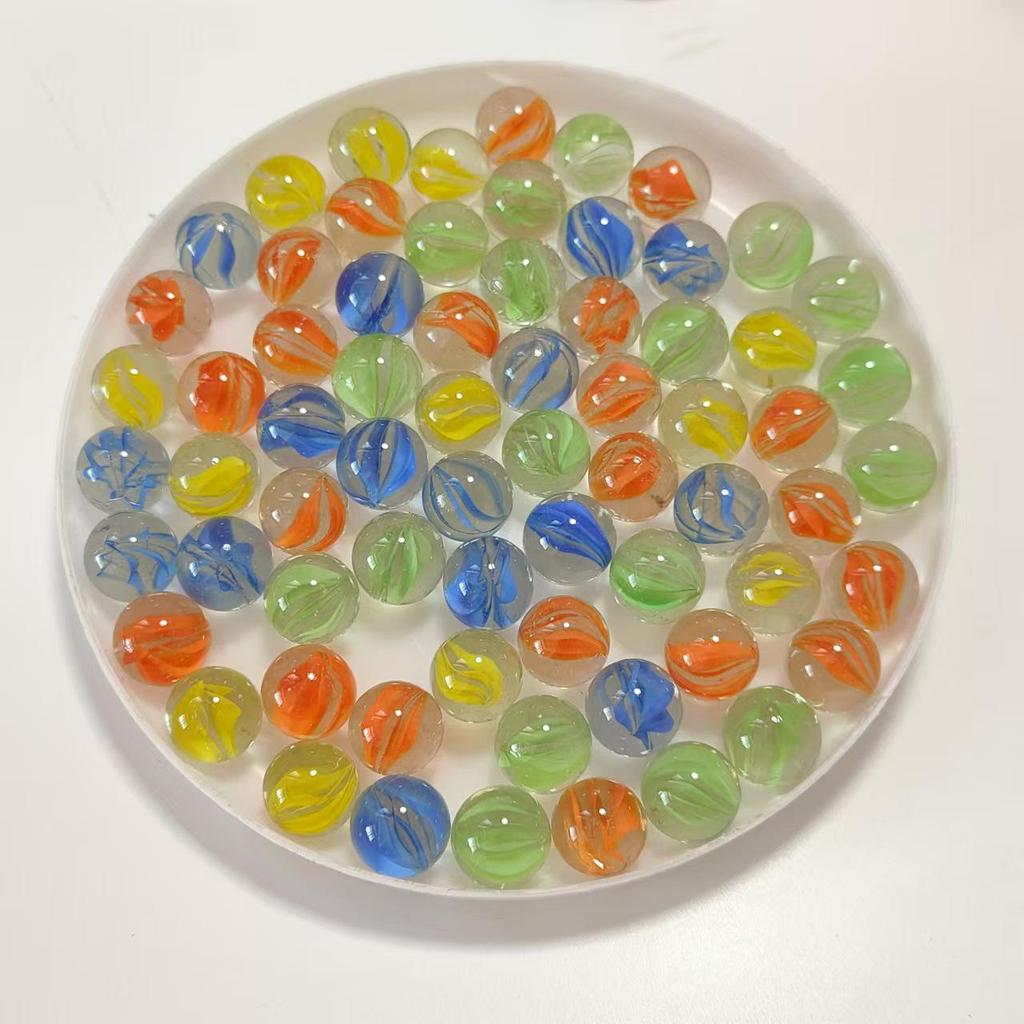 14mm Blume Kern Glas Murmeln: Blütenblattperlen für Jo-Jo- und Damenspiele