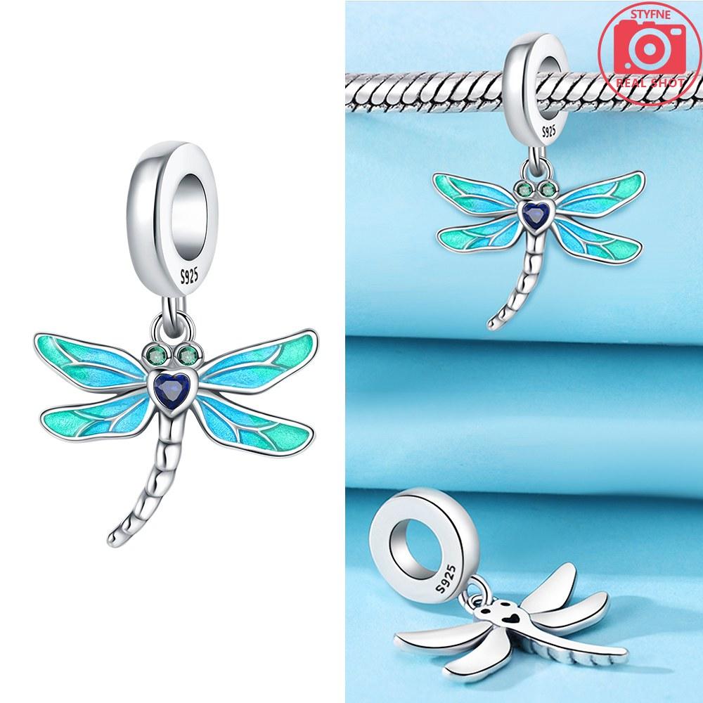 Gradient Dragonfly Pendant Copper Colors For Charms Copper Colors Original Bracelet For Jewelry Making