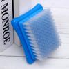 1Pcs Wool Felt Base Shoe Brush High Quality Hair Plastic Handle Cloth Polishing Brush Easy Grip Portable Shoe Cleaning Tool