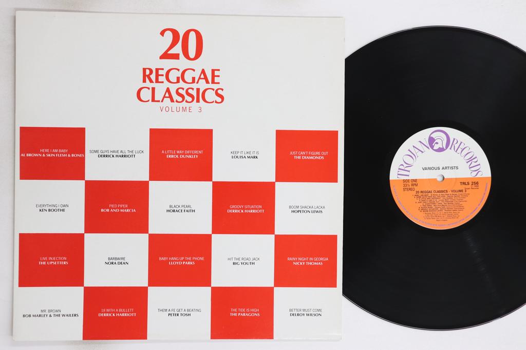 LP Record VARIOUS - 20 Reggae Classics Volume 3 TRLS256 Trojan Records 1988 UK Reggae, Ska & Dub Used