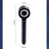 High Pressurized Filter Shower Head 3-mode Adjustable Spray with Massage Brush Rain Faucet Bathroom Accessories
