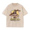 Asian Size Vintage Washed T Shirt Muscular Jesus Cross Fit Graphic Oversized Gym Christian Streetwear Short Sleeve Tee