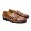 Herren Slipper Casual Business Schuhe Krokodilnarben Mikrofaserleder Schnalle Herren Party Hochzeit Loafer Herren Fahr-Flats
