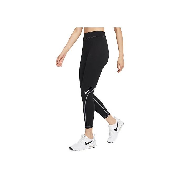 Nike Sportswear Swoosh High-Waisted Training Tights Women Bottoms Black DD5589-010