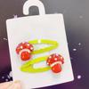 Girls Hair Clip Mushroom Women Kid Hairgrips Butterfly Headdress Barrettes Snail Shape Sweet 2000s Girls Hairpins