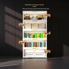 Foldable Five-Drawer Multi-Layer Storage Cabinet for Home, Bedroom, or Kitchen