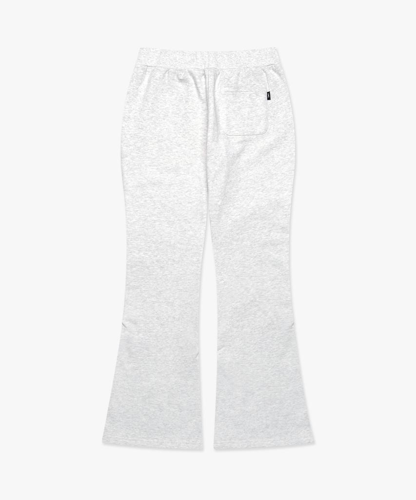 LMC Wm Shirring Boots Cut Sweat Pants Light Heather Gray