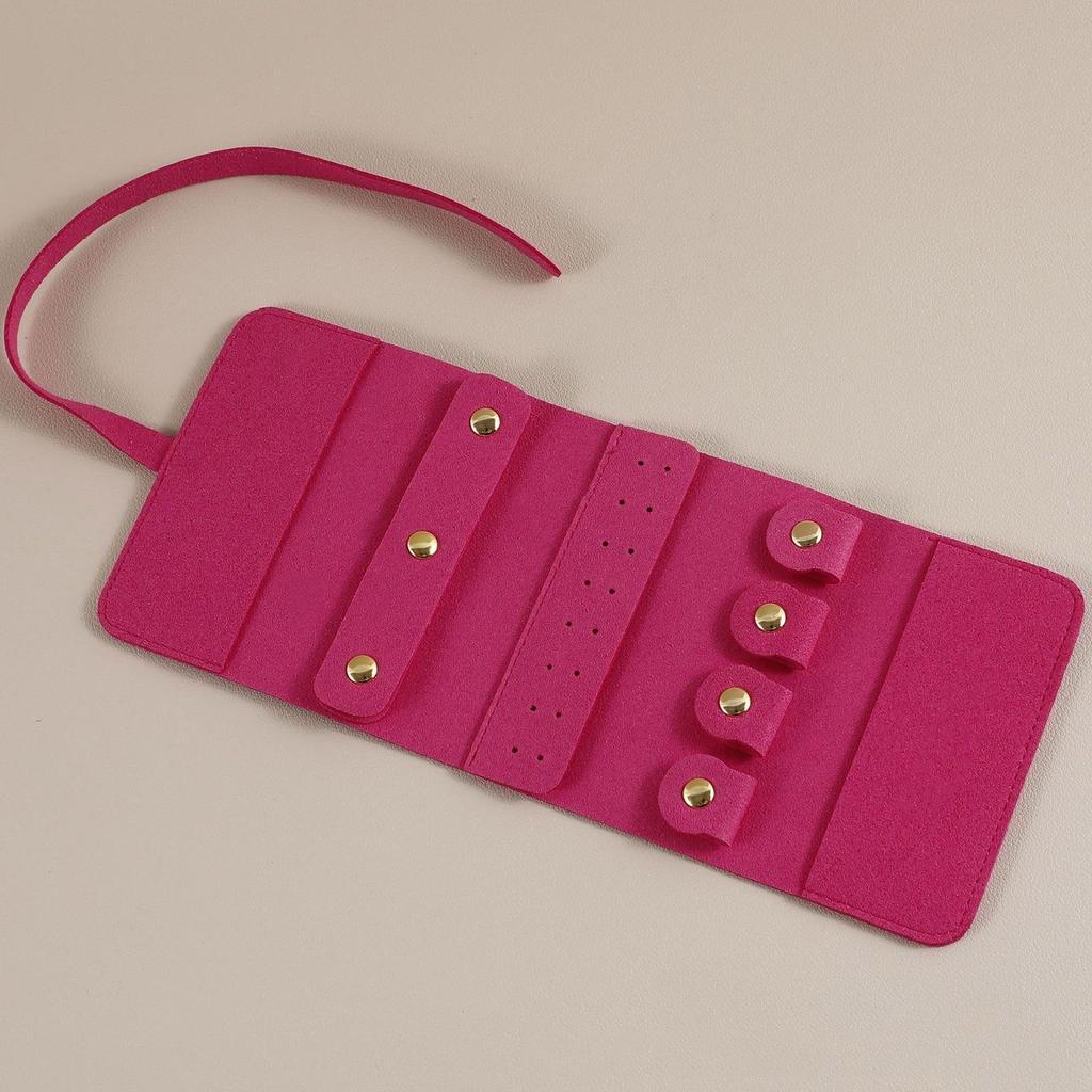 Convenient Jewelry Storage Bag Lightweight Necklace Bracelet Travel Organizer Waterproof Earrings Rings Storage Rolls
