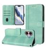 For iPhone 16 Cases Wallet Stand Retro Texture Leather Phone Cover with Lanyard