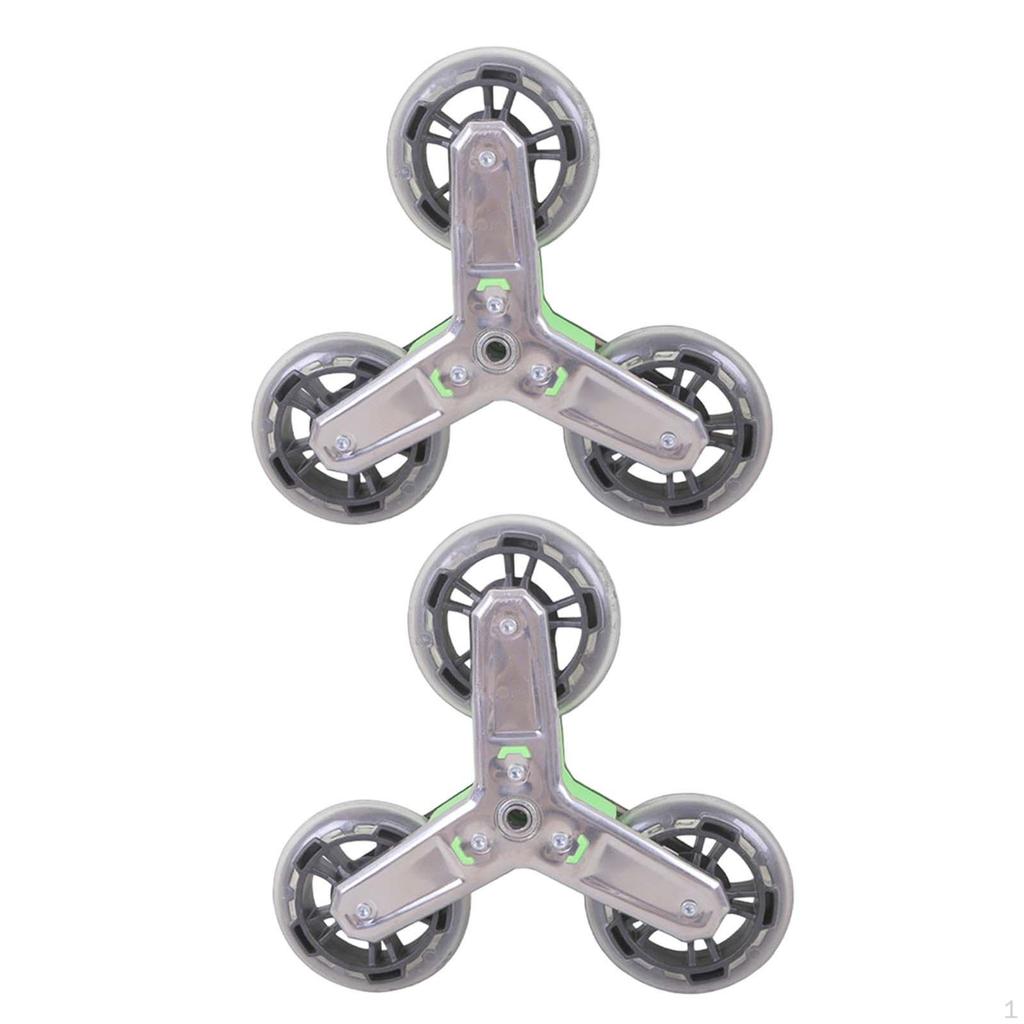 Dreieckige Gepäckwagenräder Set für schwere Lasten