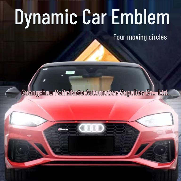 Dynamic LED Flowing Light Car Grille Emblem