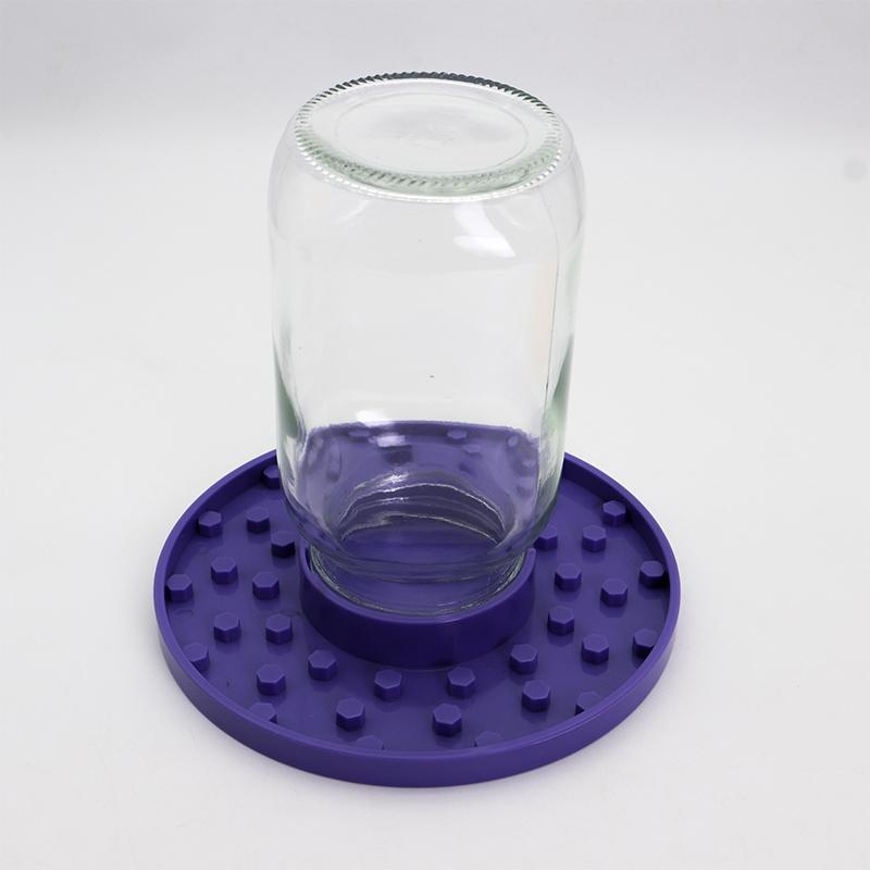 Bee Feeder Base For Regular Mouth Mason Jar, Bee Watering Station, Bee Base For Garden, Bee Cups Water Base For Been