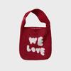 _KNIT BAG WE LOVE RED