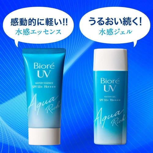[Large capacity] Biore UV Aqua Rich Water Essence 85g (1.7 times the regular product) Sunscreen SPF50+/PA++++