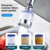 Filtre à Eau Universel pour Robinet Avec Rotation à 360 Degrés Et Filtration Efficace des Impuretés Parfait Pour la Cuisine Salle de Bain Usage Quotidien