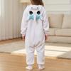 Piżama Onesie Kigurumi Kostium Przebranie Biały Jednorożec Dzieci 125-135Cm